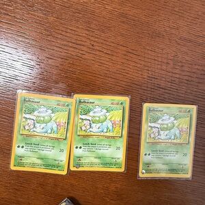 Pokémon cards original bulbasaur